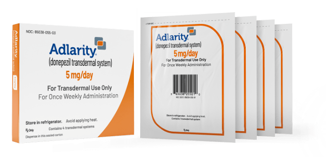 One carton of ADLARITY® includes 4 transdermal systems, which equals 28 days of treatment.